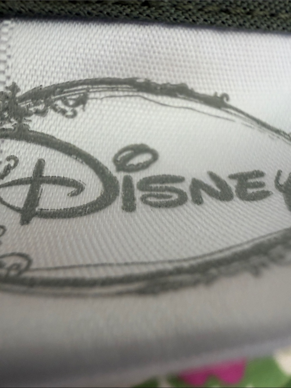 DISNEY SCRUB BAMBI Floral Top in Cream, Green & Pink - Picture 3 of 6